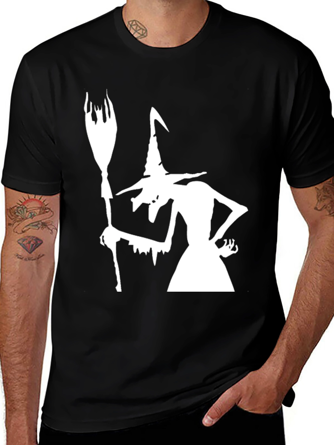 Witch Graphic Tee - Halloween Costume Shirt