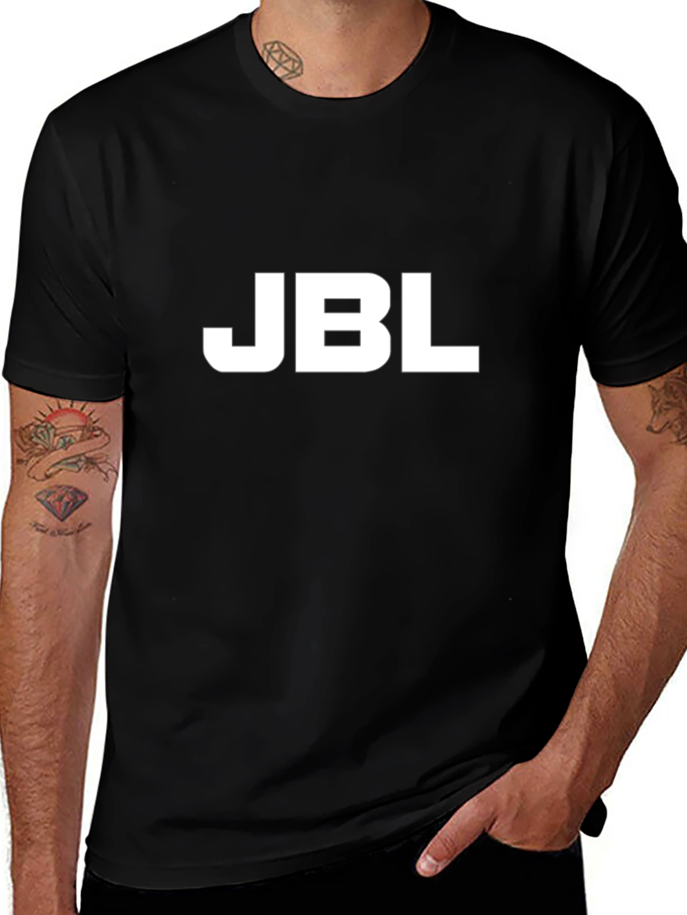 JBL Logo Black T-Shirt - Music Lover Tee