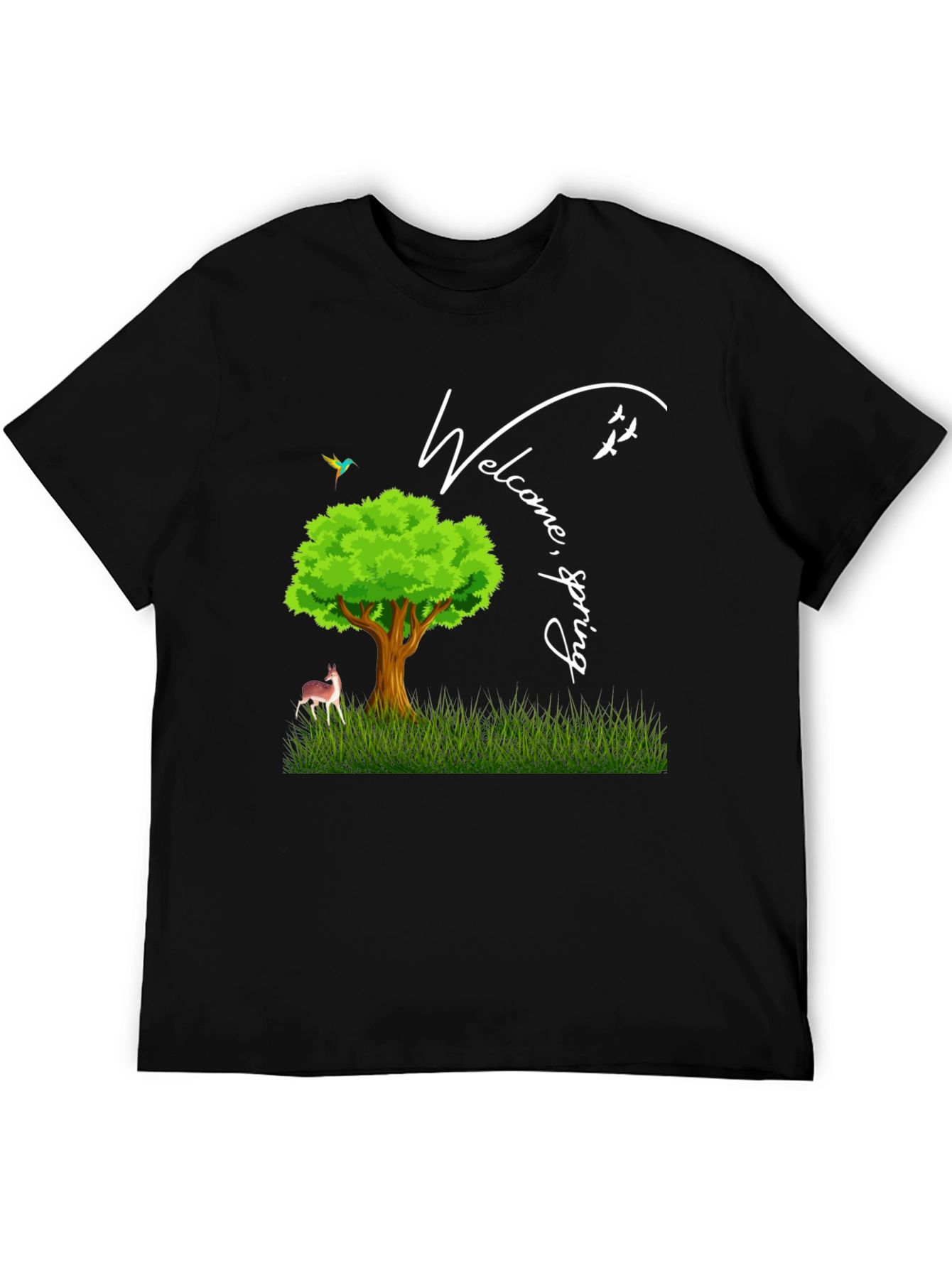 Welcome Spring Graphic T-Shirt