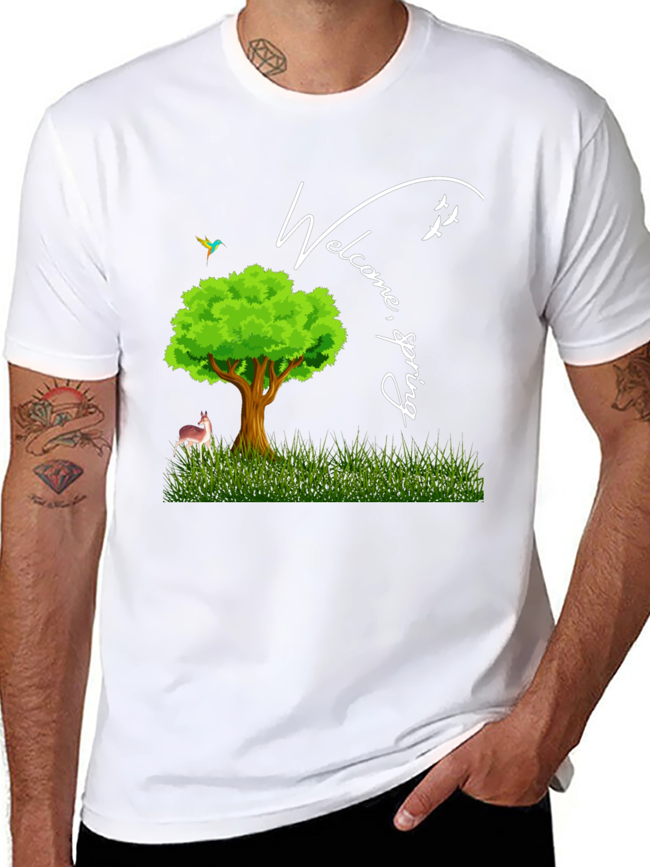 Welcome Spring Graphic T-Shirt