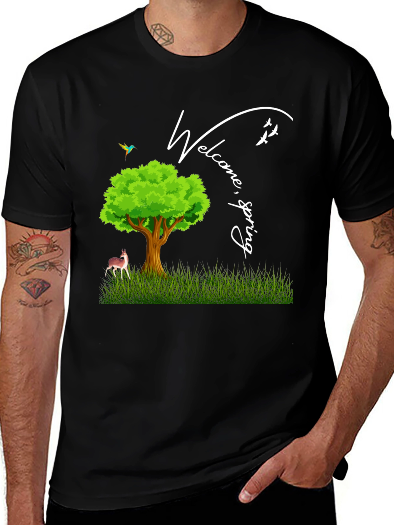 Welcome Spring Graphic T-Shirt