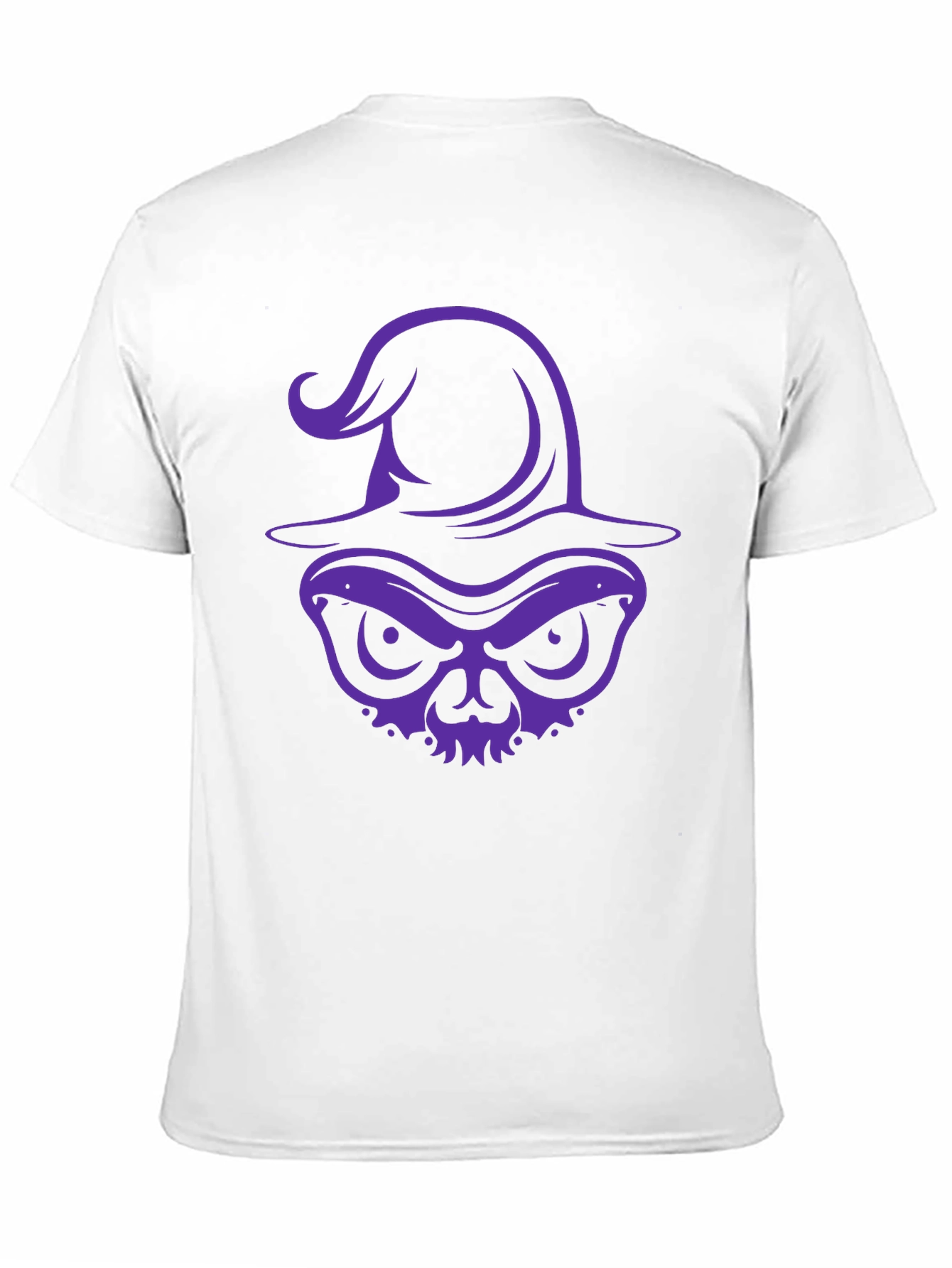 Witch Skull Graphic Tee - Halloween Shirt