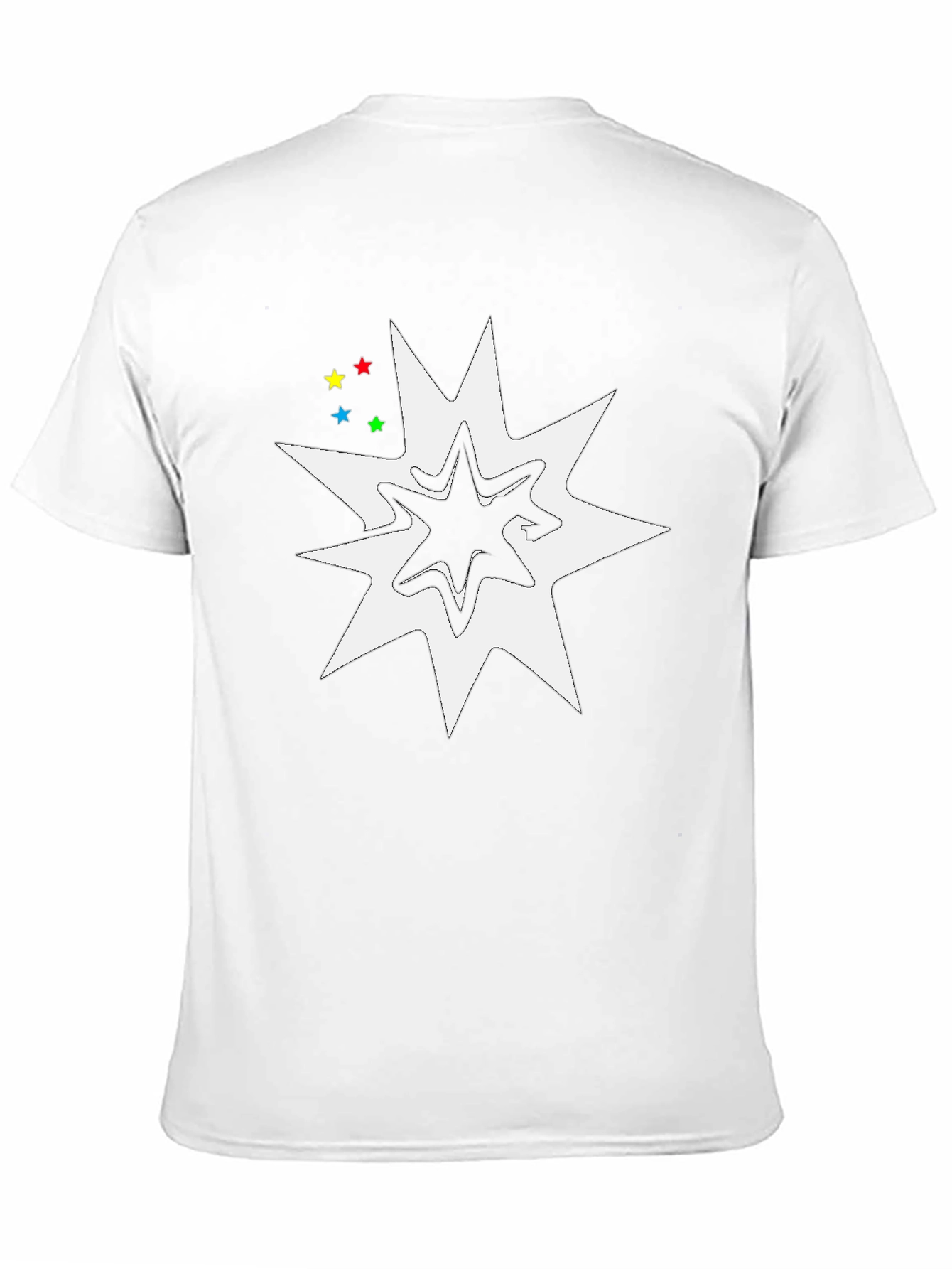 Starburst Graphic Tee - Black