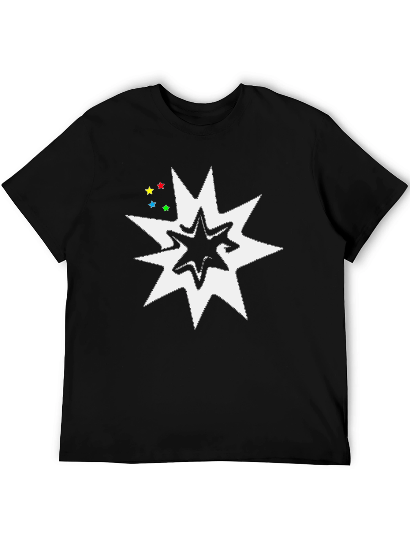 Starburst Graphic Tee - Black