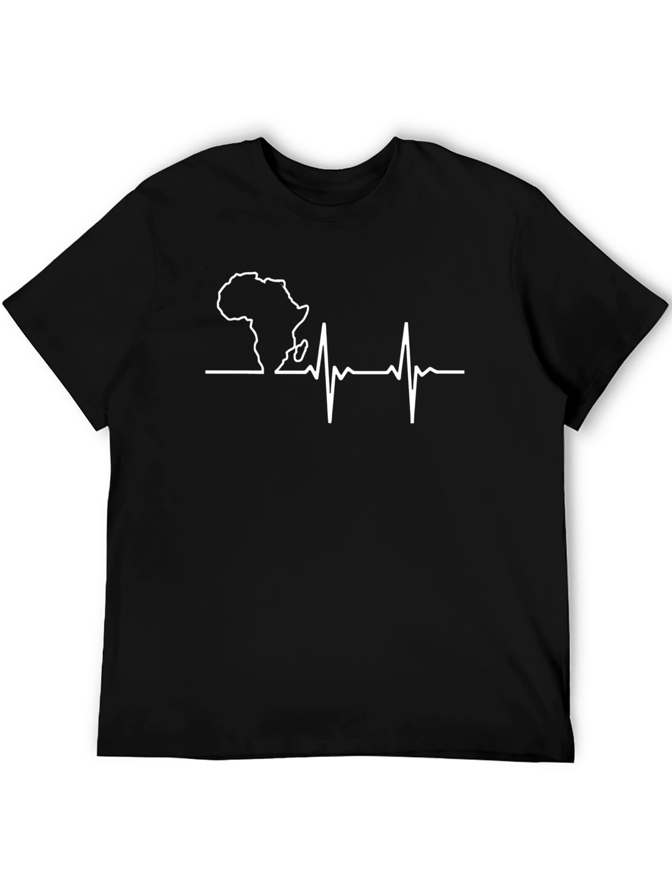 Africa Heartbeat T-Shirt - Continent Love Graphic Tee