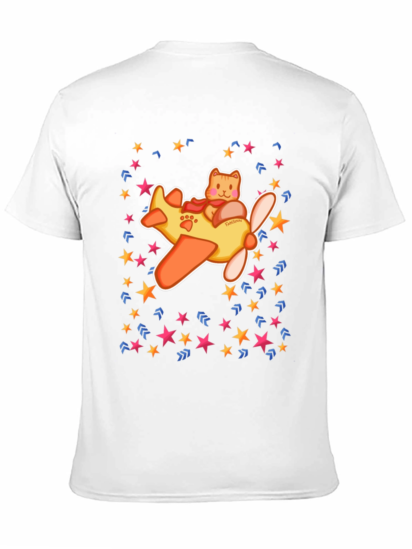 Cat Pilot T-Shirt - Fun Whimsical Design