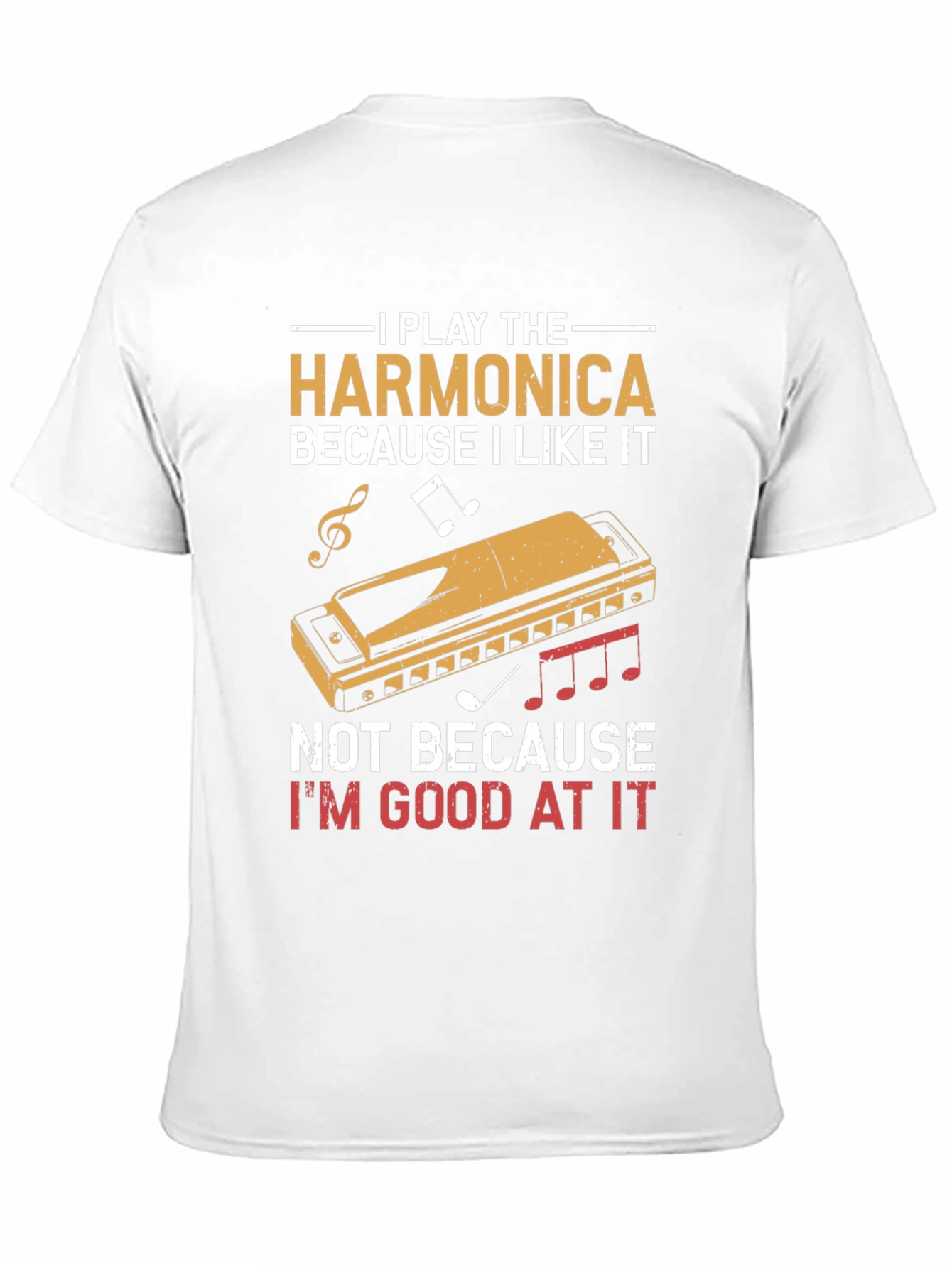 Harmonica Player T-Shirt - I Play Harmonica