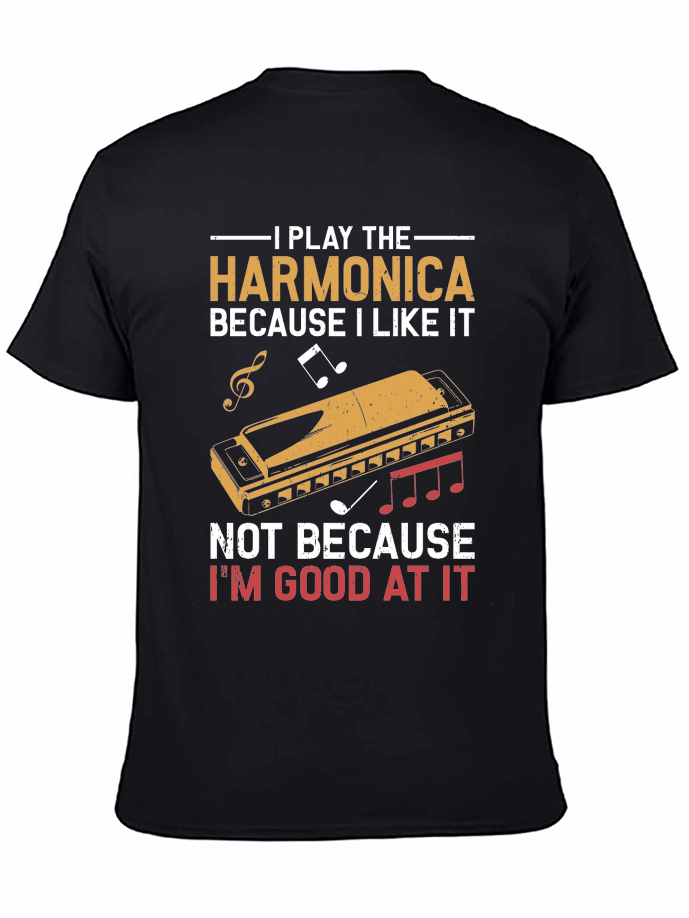 Harmonica Player T-Shirt - I Play Harmonica