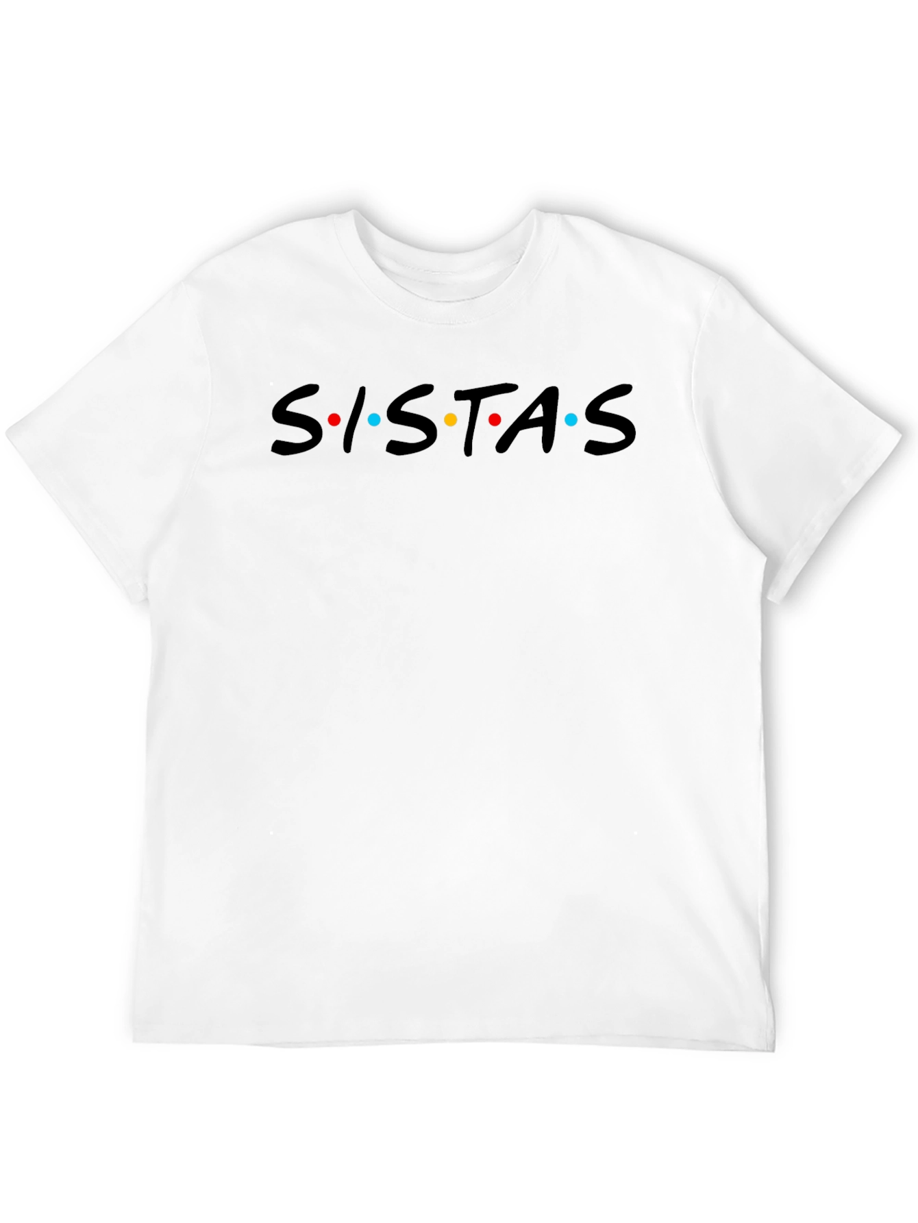 SISTAS Black Graphic Tee -  Friends Inspired