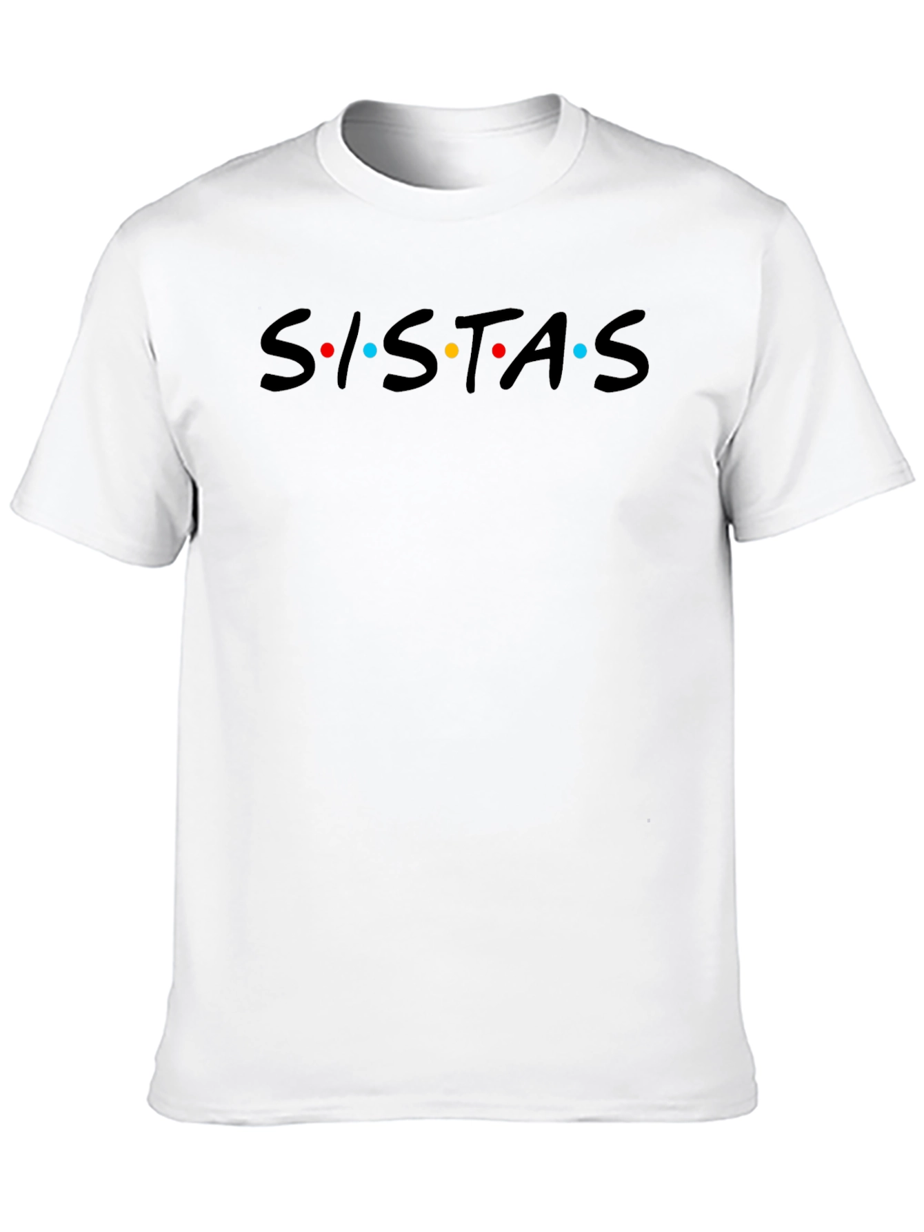 SISTAS Black Graphic Tee -  Friends Inspired