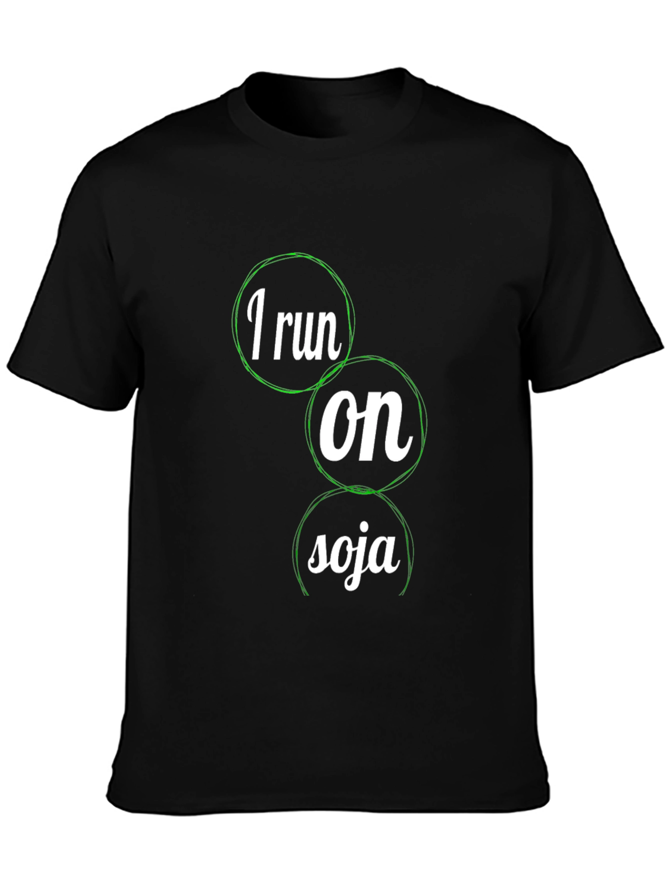 I Run on Soja - Vegan T-Shirt