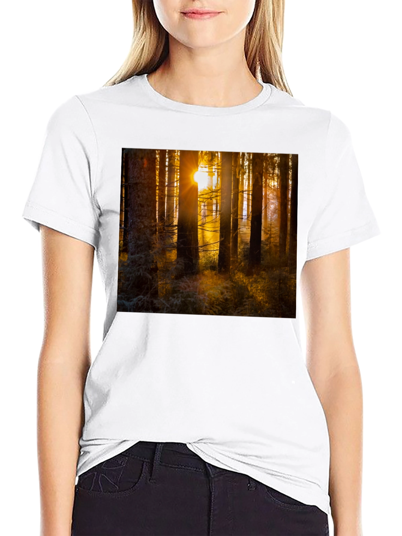 Forest Sun T-Shirt - Nature Inspired Apparel