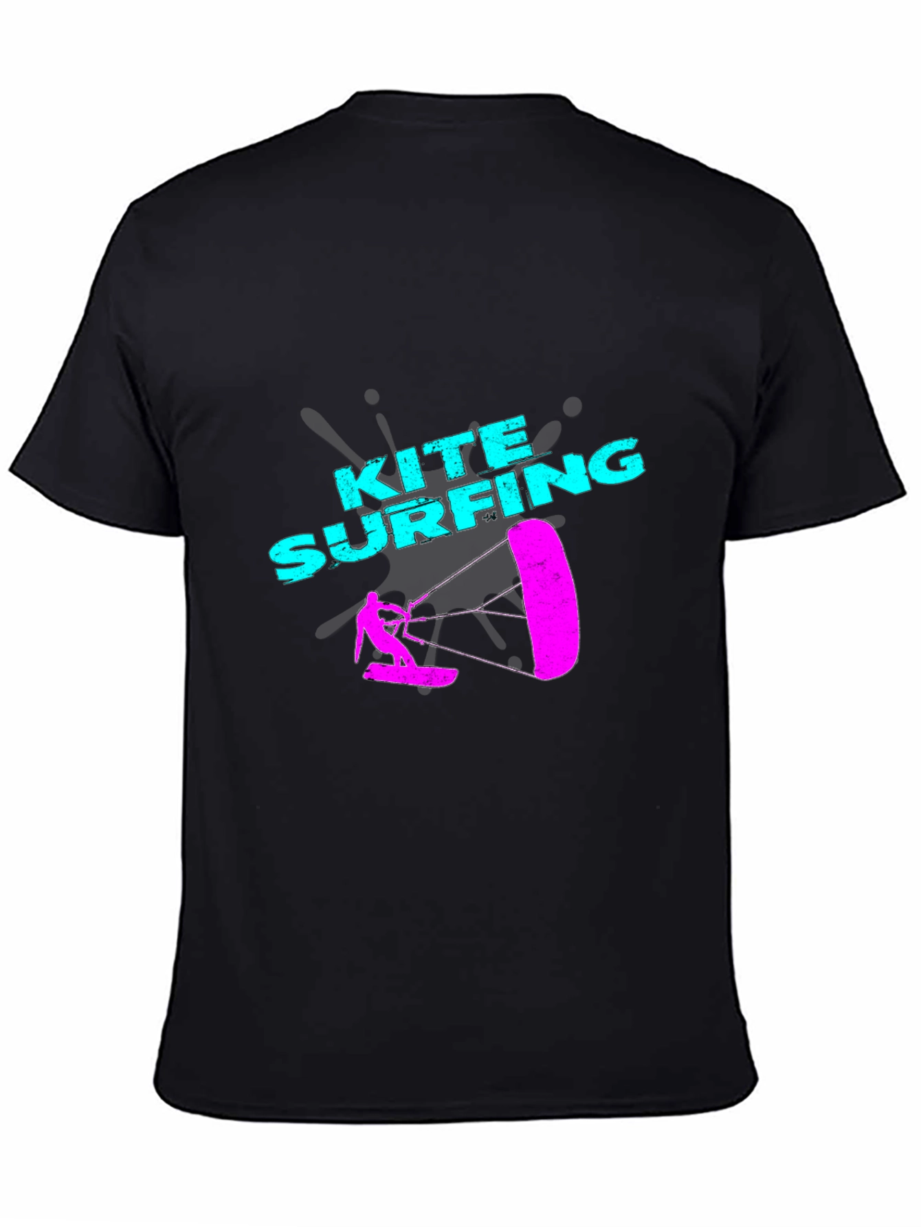 Kite Surfing Graphic T-Shirt - Sporty Design