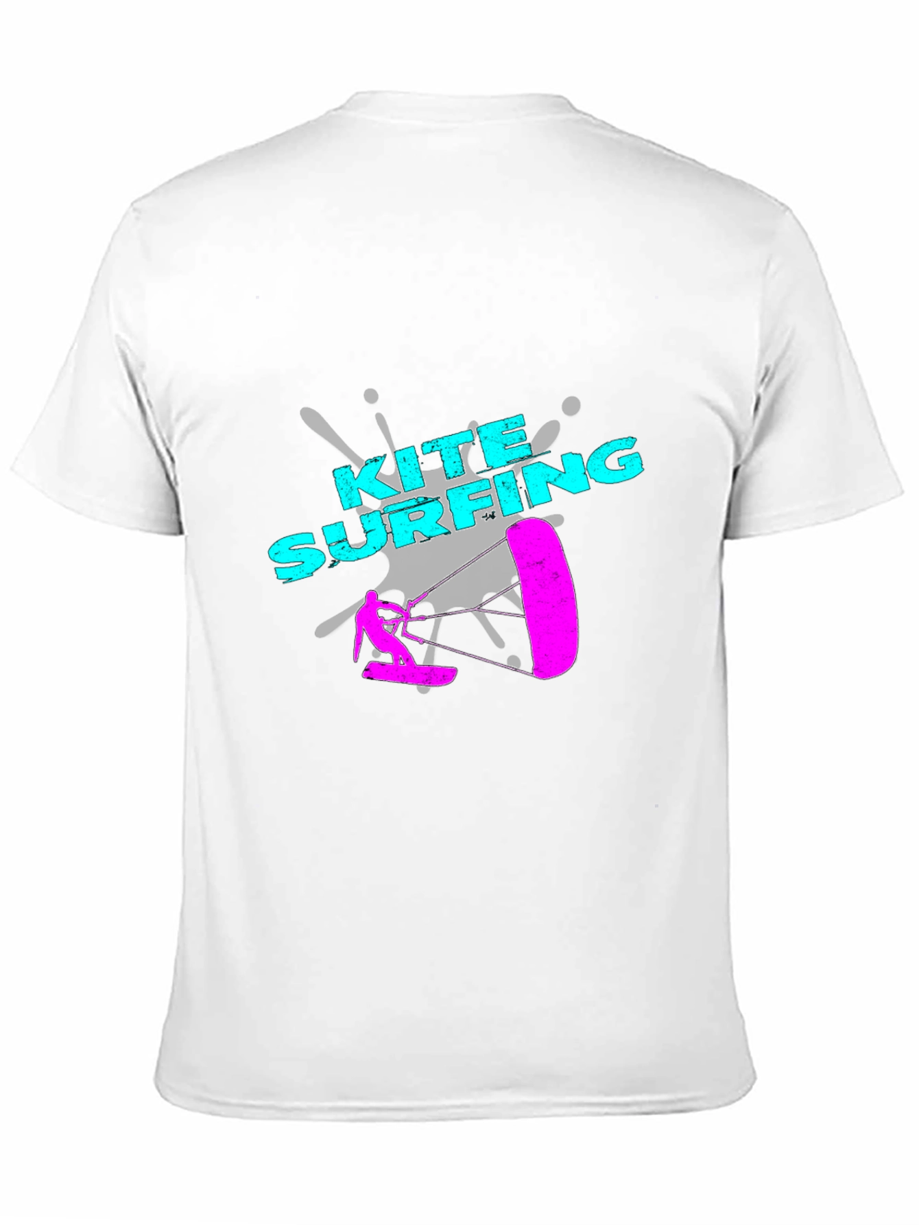 Kite Surfing Graphic T-Shirt - Sporty Design