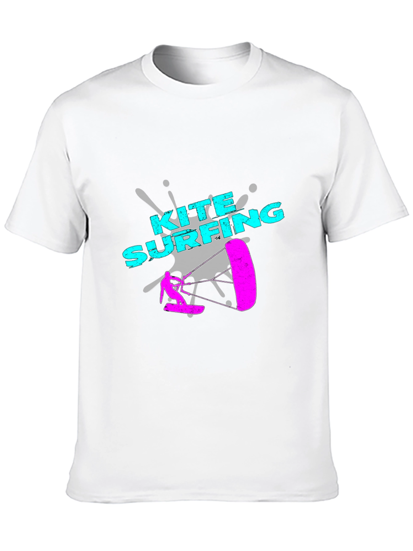 Kite Surfing Graphic T-Shirt - Sporty Design