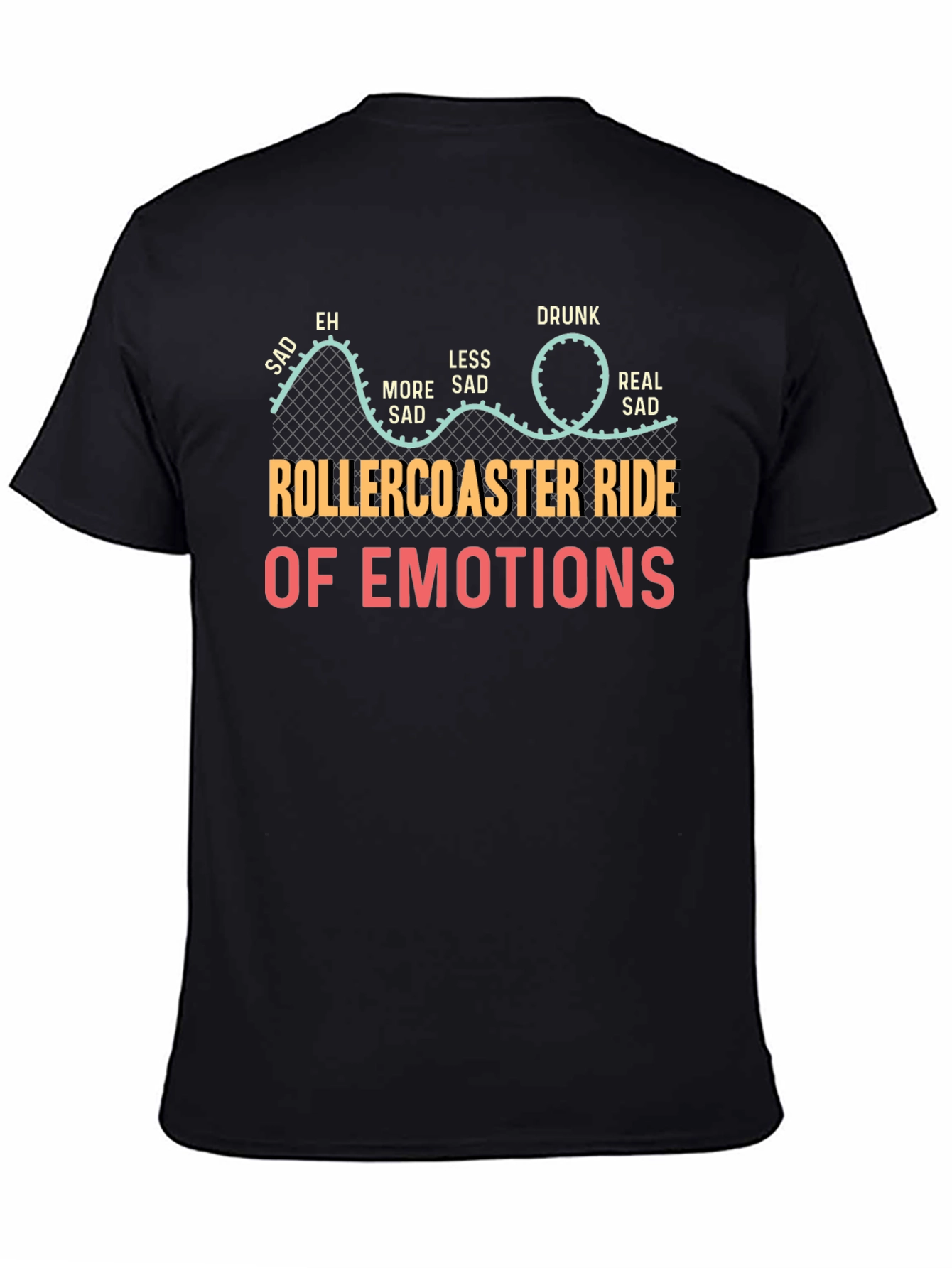Emotional Rollercoaster Ride Graphic T-Shirt
