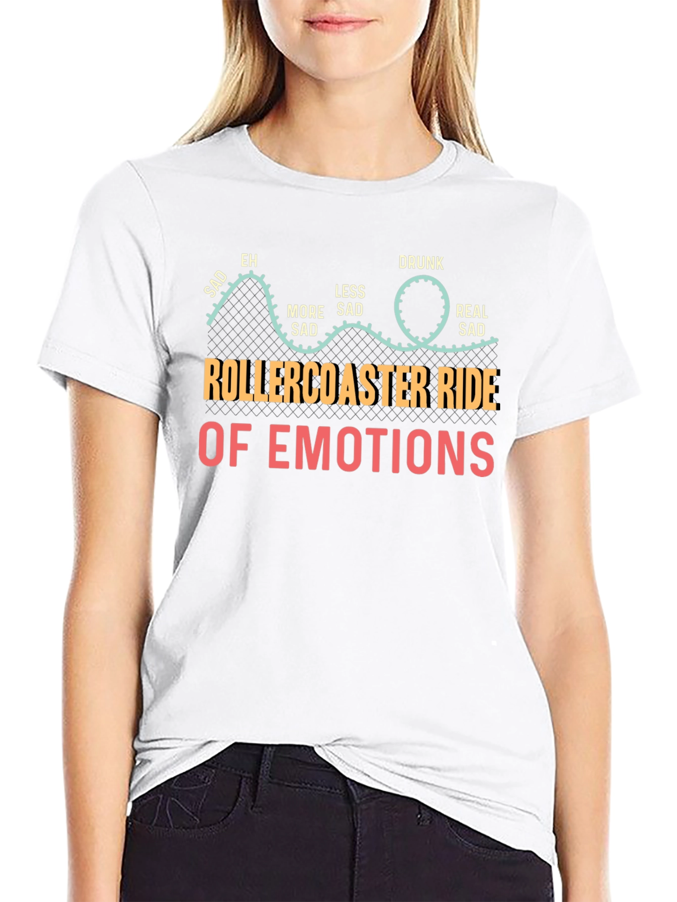 Emotional Rollercoaster Ride Graphic T-Shirt