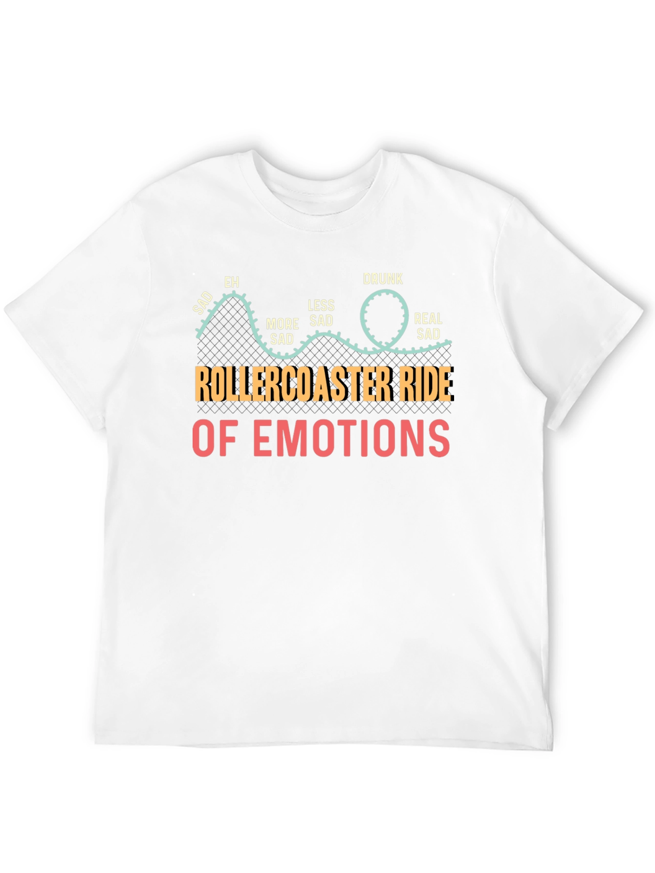 Emotional Rollercoaster Ride Graphic T-Shirt