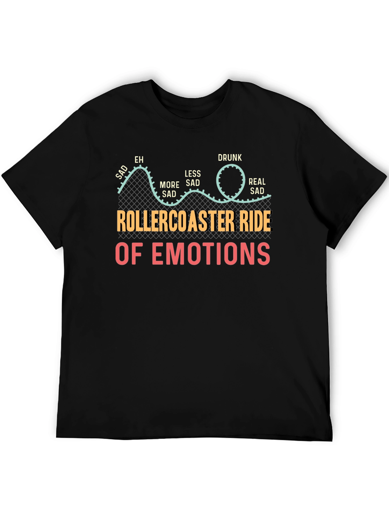 Emotional Rollercoaster Ride Graphic T-Shirt