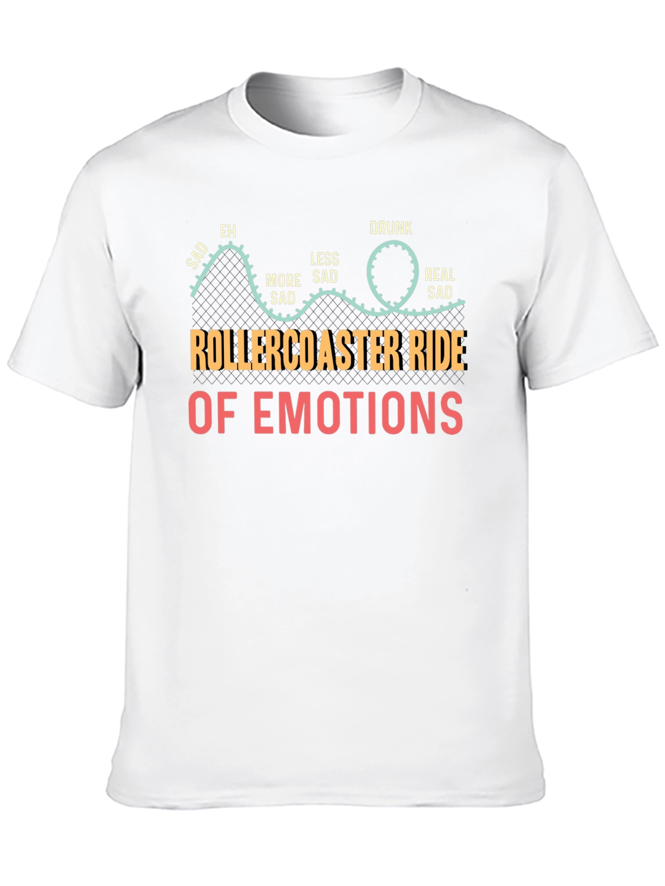 Emotional Rollercoaster Ride Graphic T-Shirt