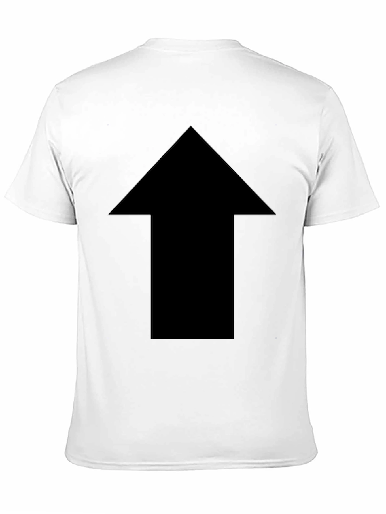 Bold Arrow Graphic Tee - Classic Black Cotton