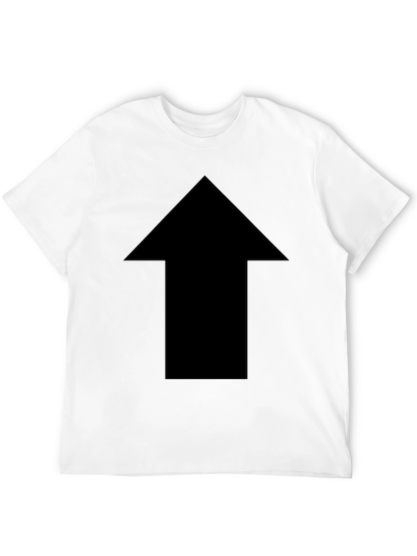 Bold Arrow Graphic Tee - Classic Black Cotton