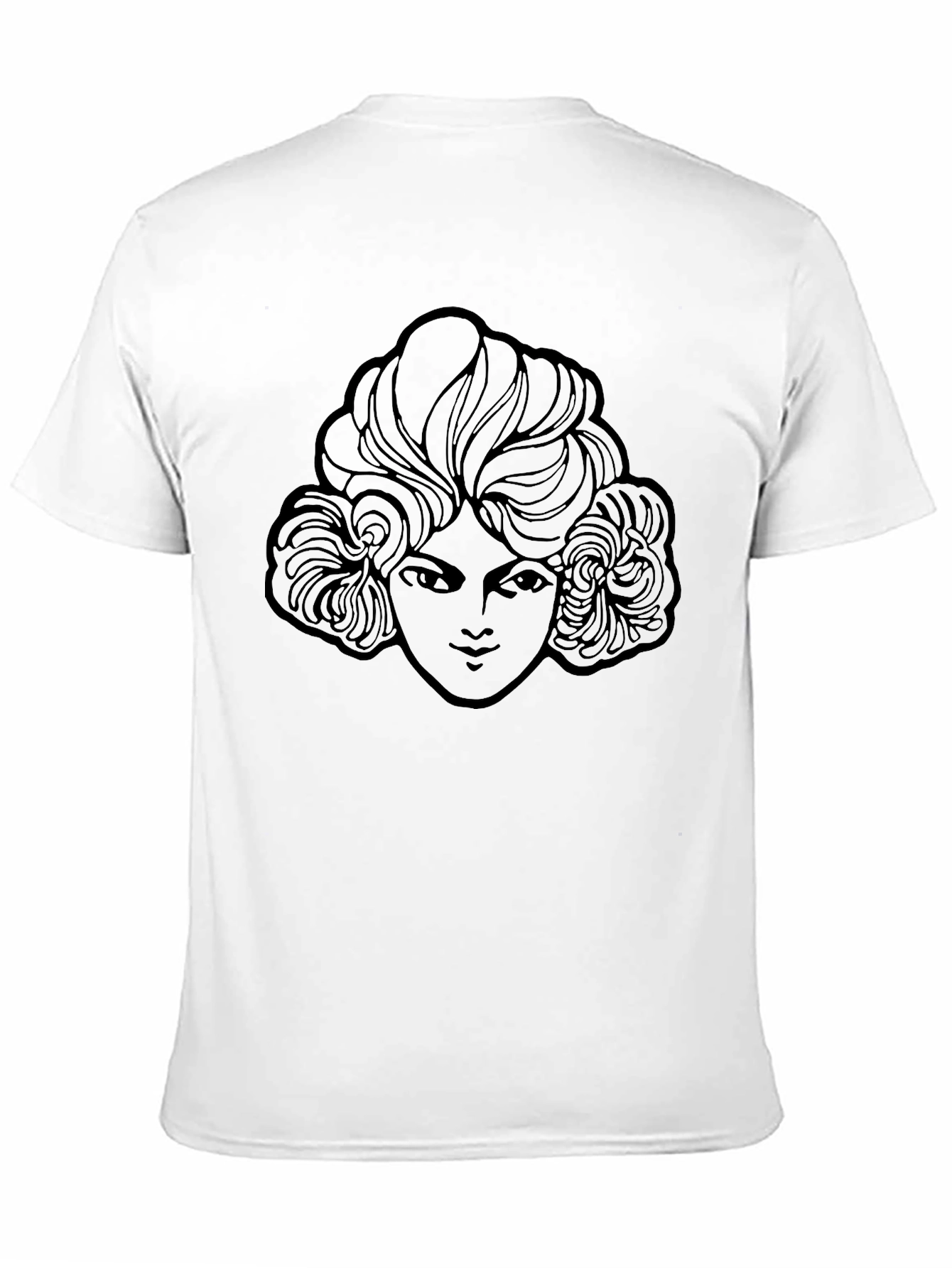 Woman Graphic Print Black T-Shirt