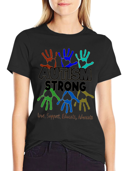 Autism Strong Support T-Shirt