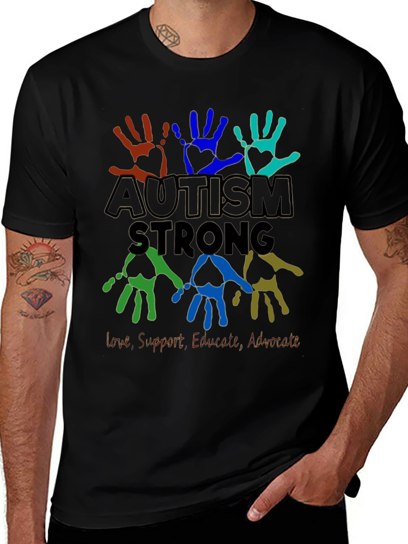 Autism Strong Support T-Shirt