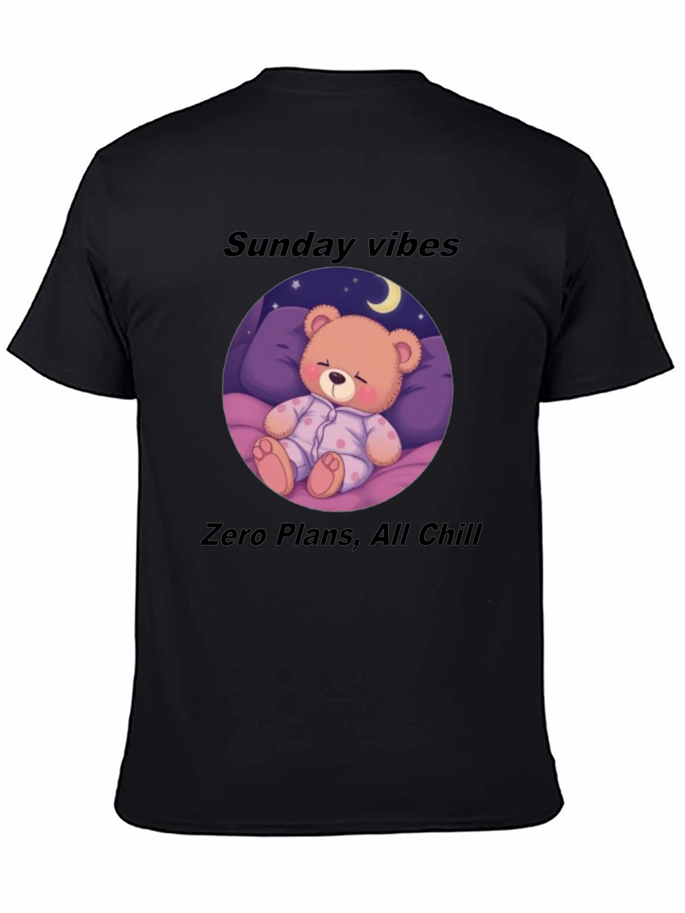 Sunday Vibes Teddy Bear Sleepy T-Shirt