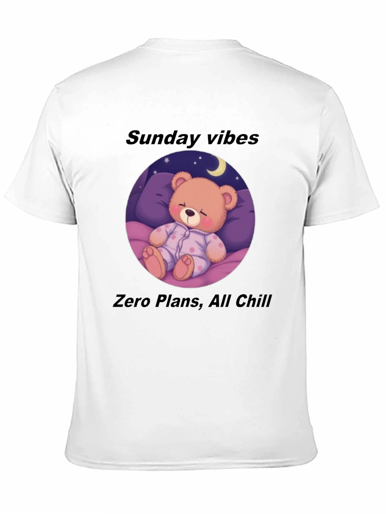 Sunday Vibes Teddy Bear Sleepy T-Shirt