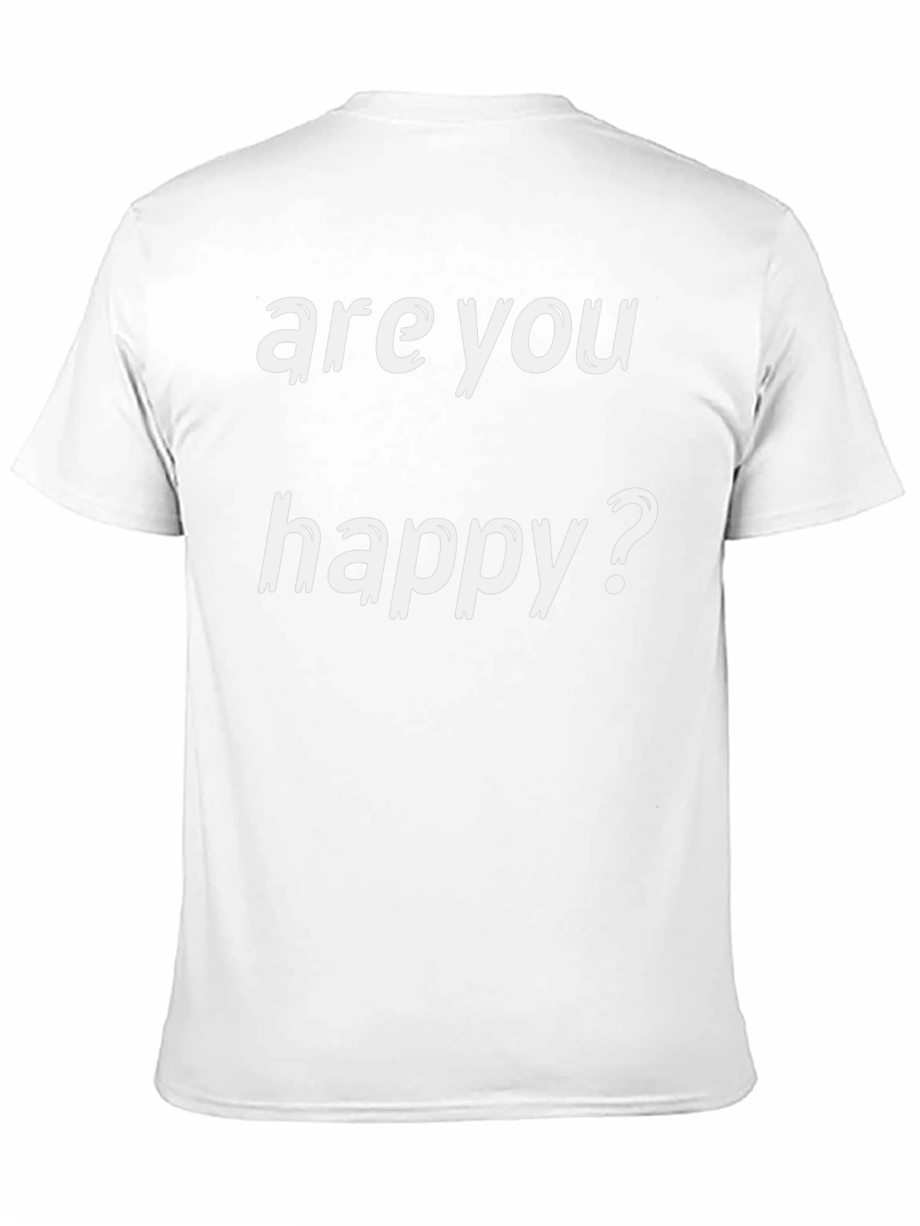 Are You Happy? Graphic T-Shirt - Black
