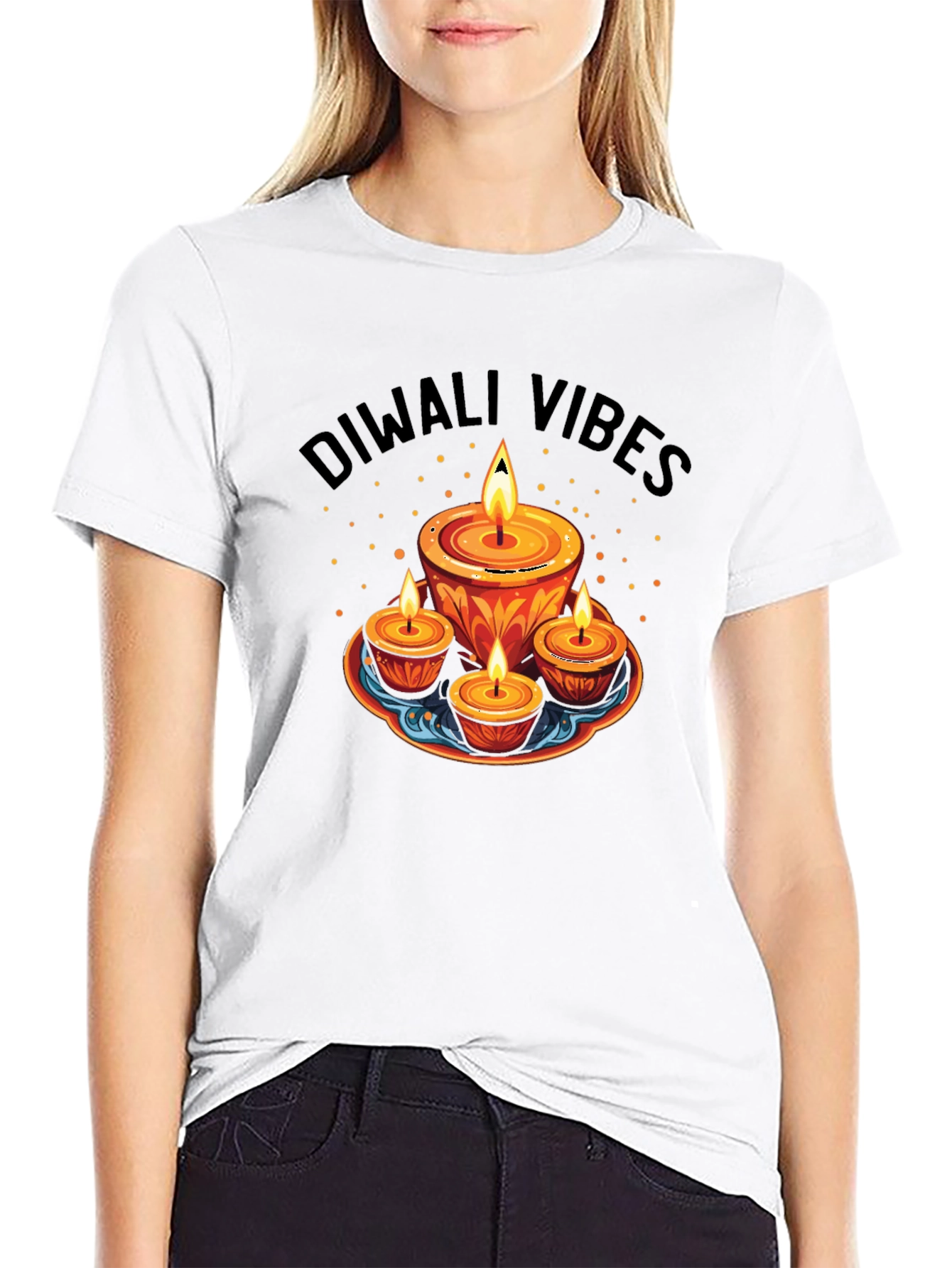 Diwali Vibes Graphic T-Shirt