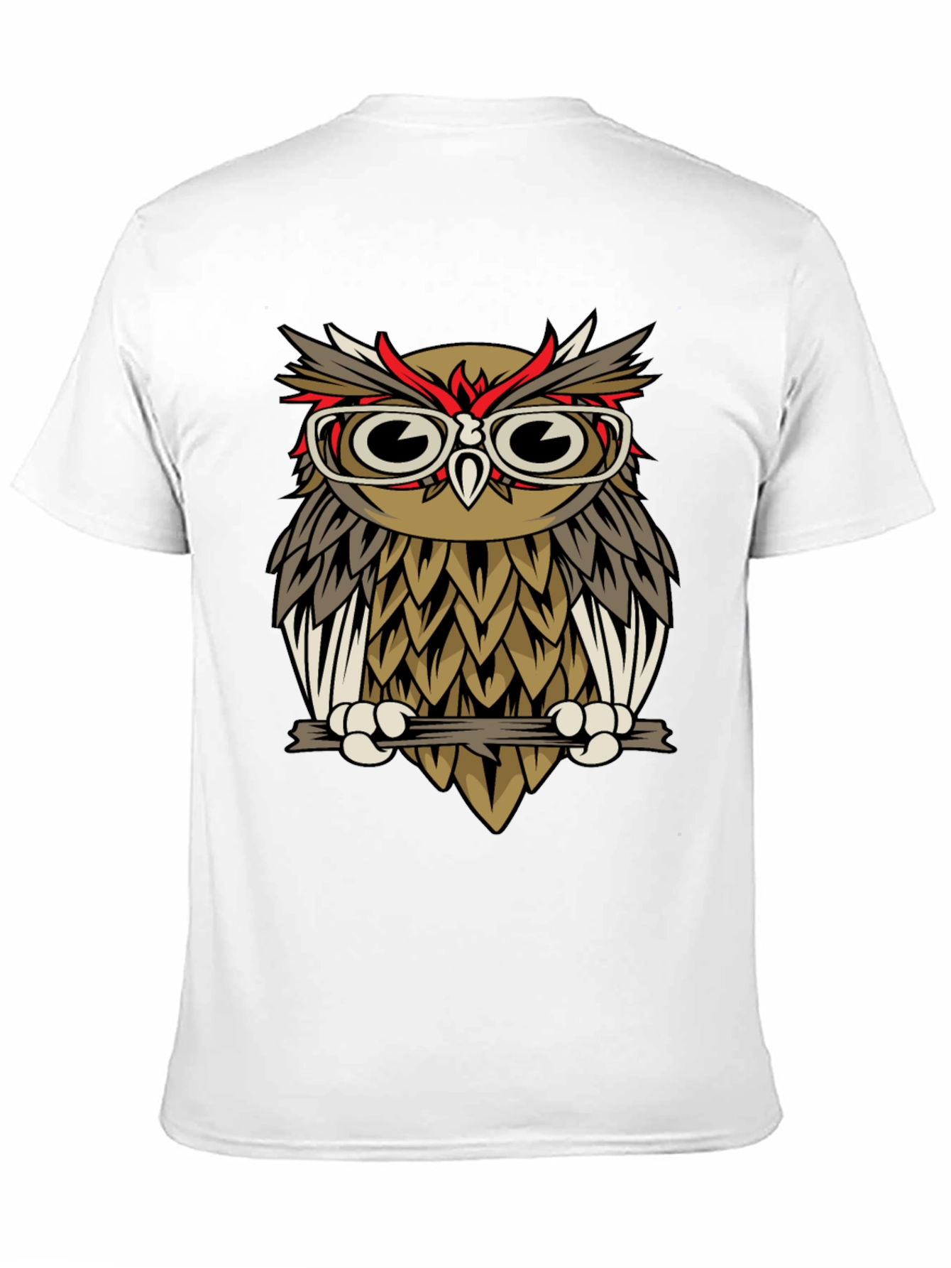 Cool Owl T-Shirt - Nerd Bird