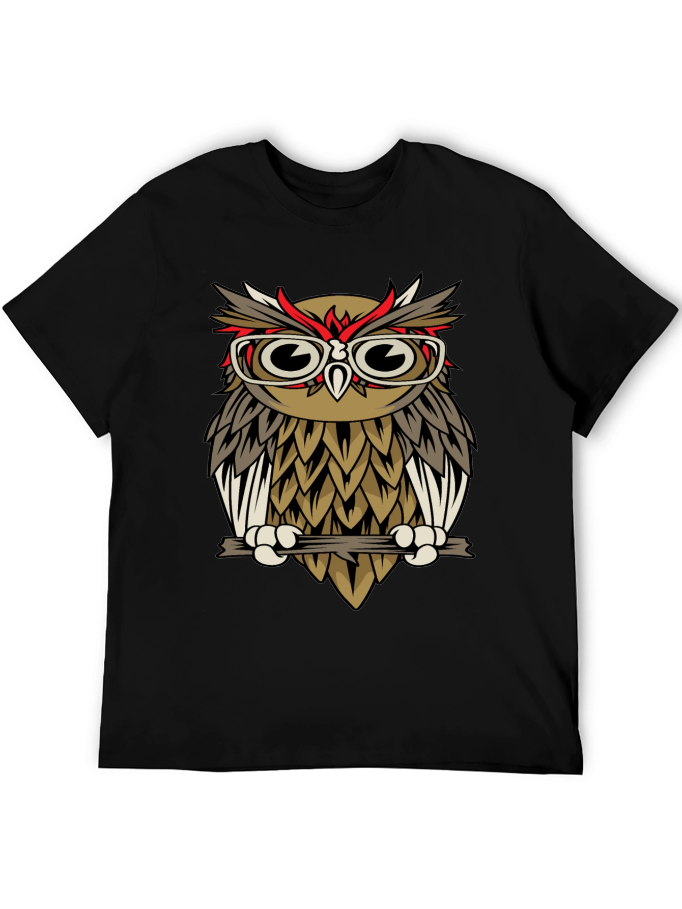 Cool Owl T-Shirt - Nerd Bird