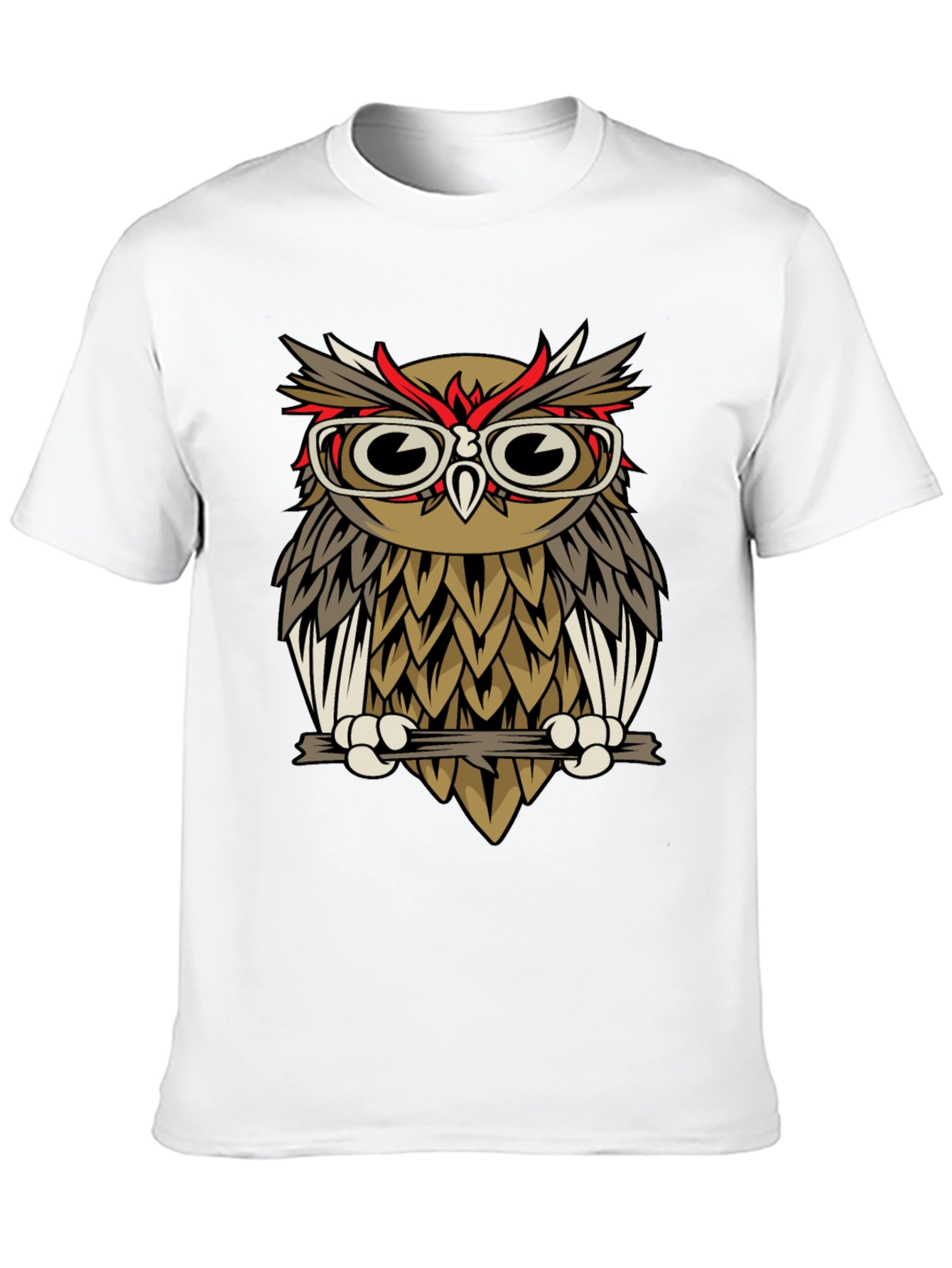 Cool Owl T-Shirt - Nerd Bird