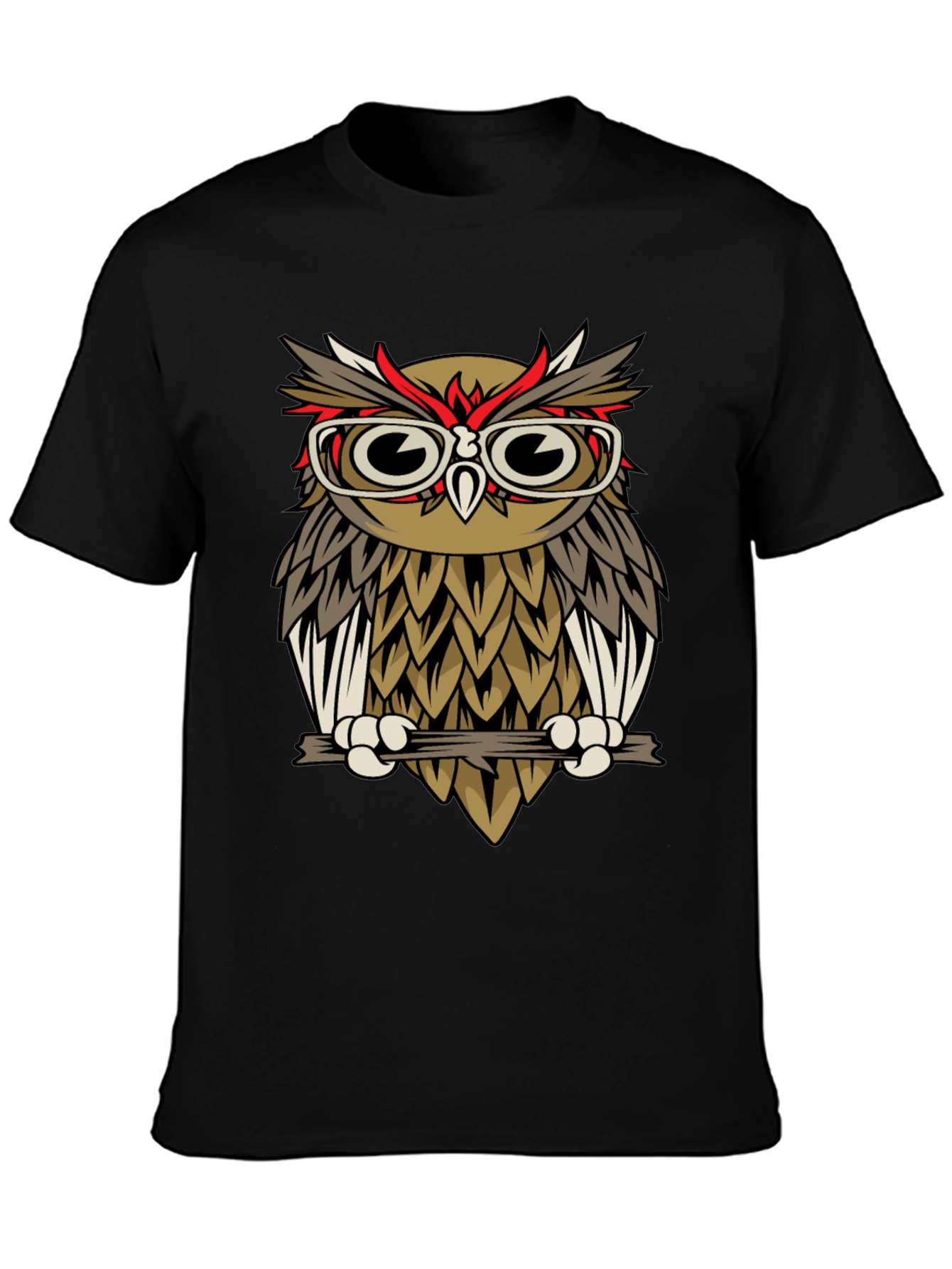 Cool Owl T-Shirt - Nerd Bird