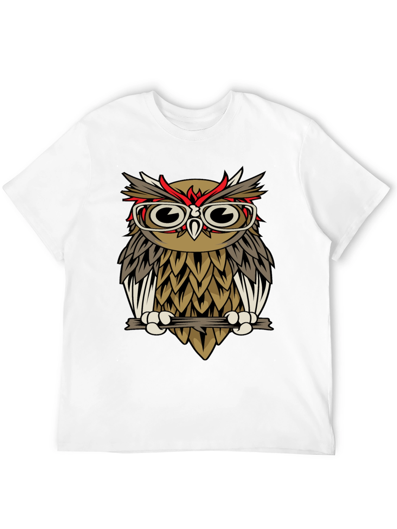 Cool Owl T-Shirt - Nerd Bird