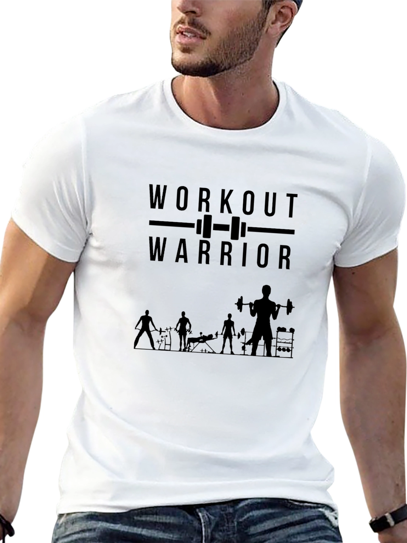 Workout Warrior T-Shirt - Gym Motivation