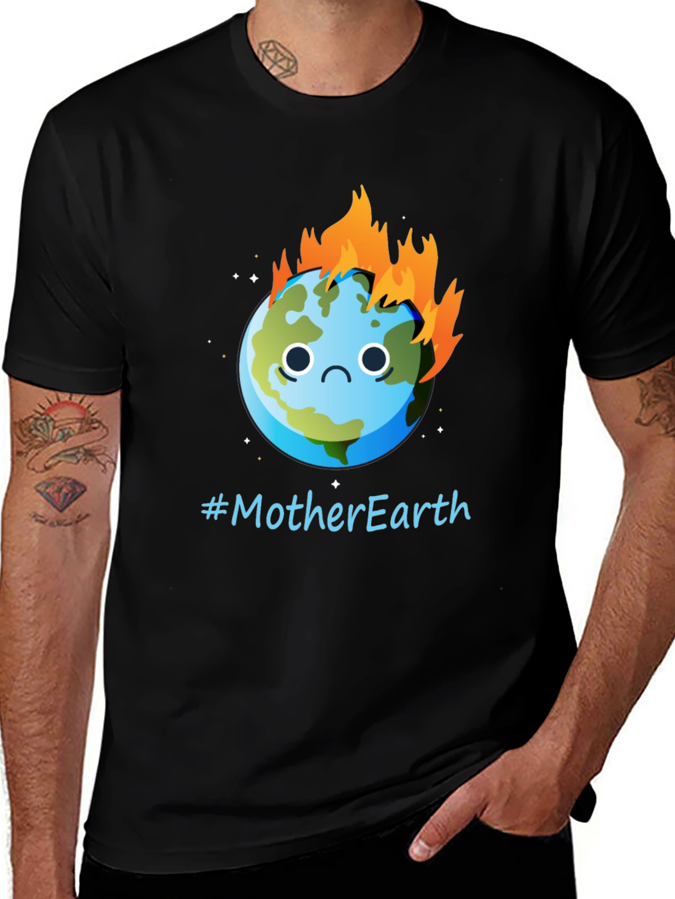 Mother Earth Burning Graphic Tee