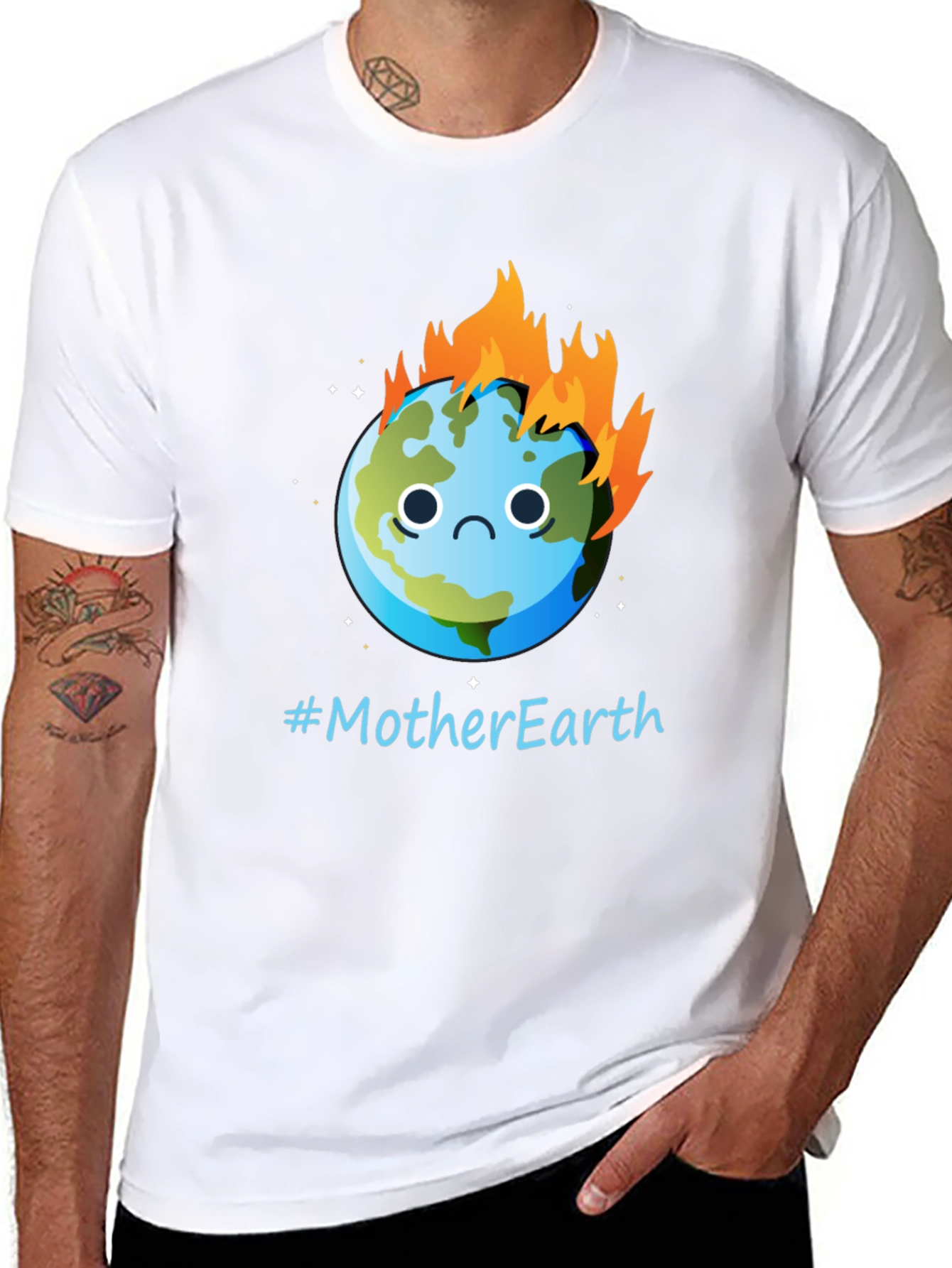 Mother Earth Burning Graphic Tee