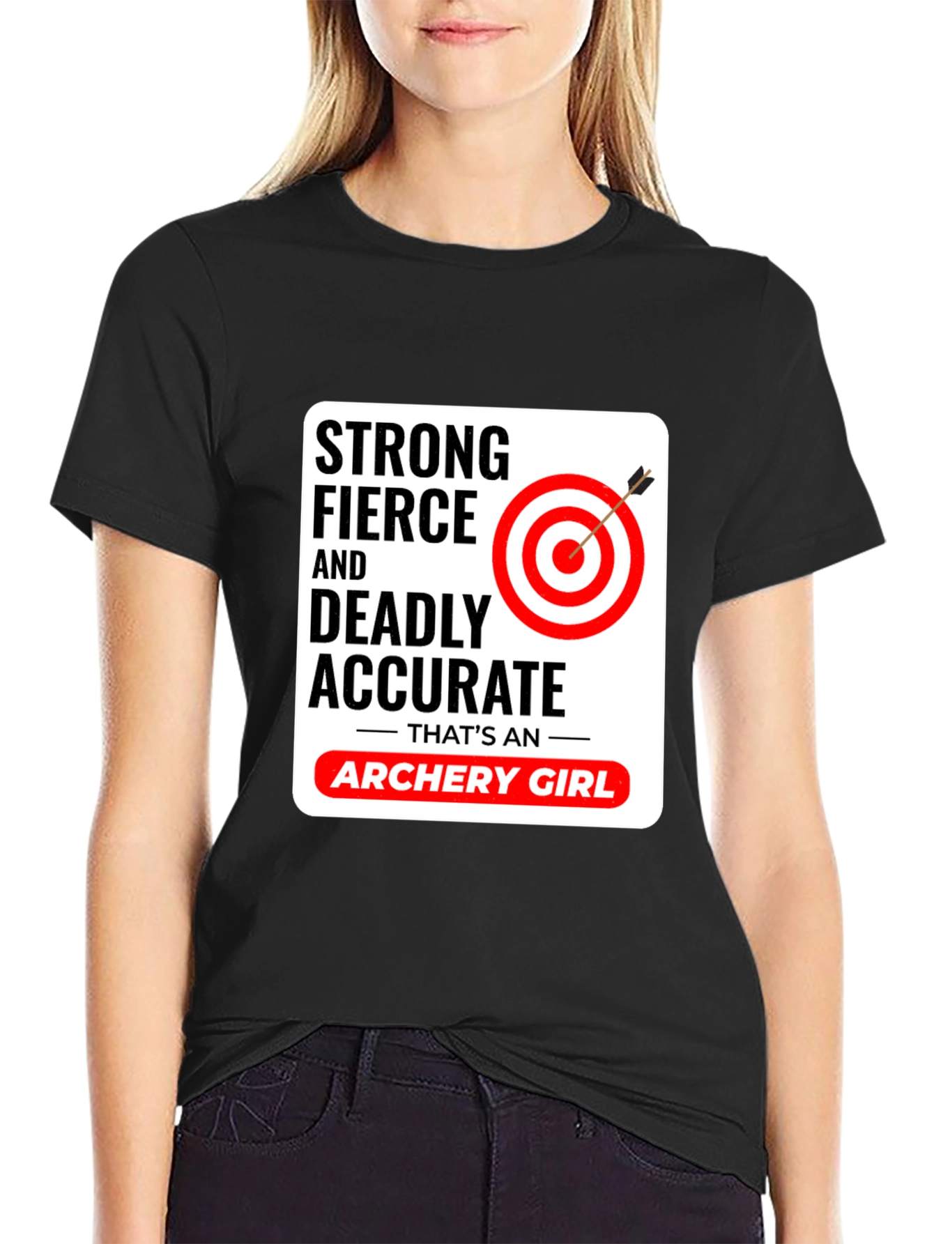 Strong Fierce Archery Girl T-Shirt