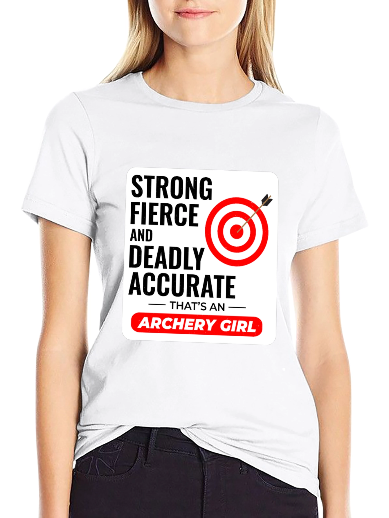 Strong Fierce Archery Girl T-Shirt