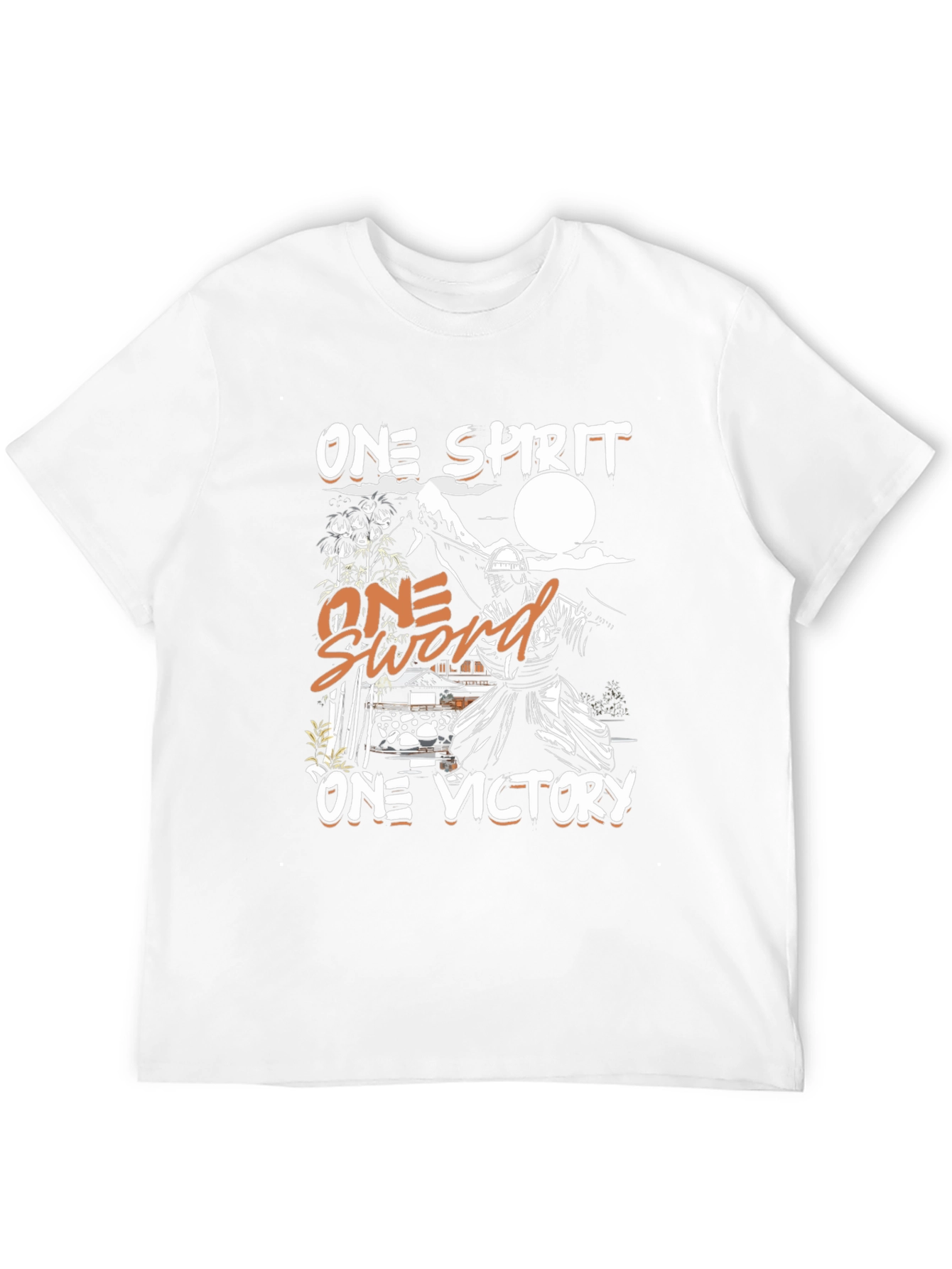 One Spirit Sword Victory Black Graphic Tee