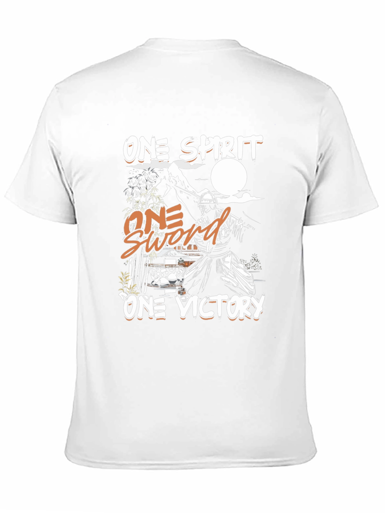 One Spirit Sword Victory Black Graphic Tee