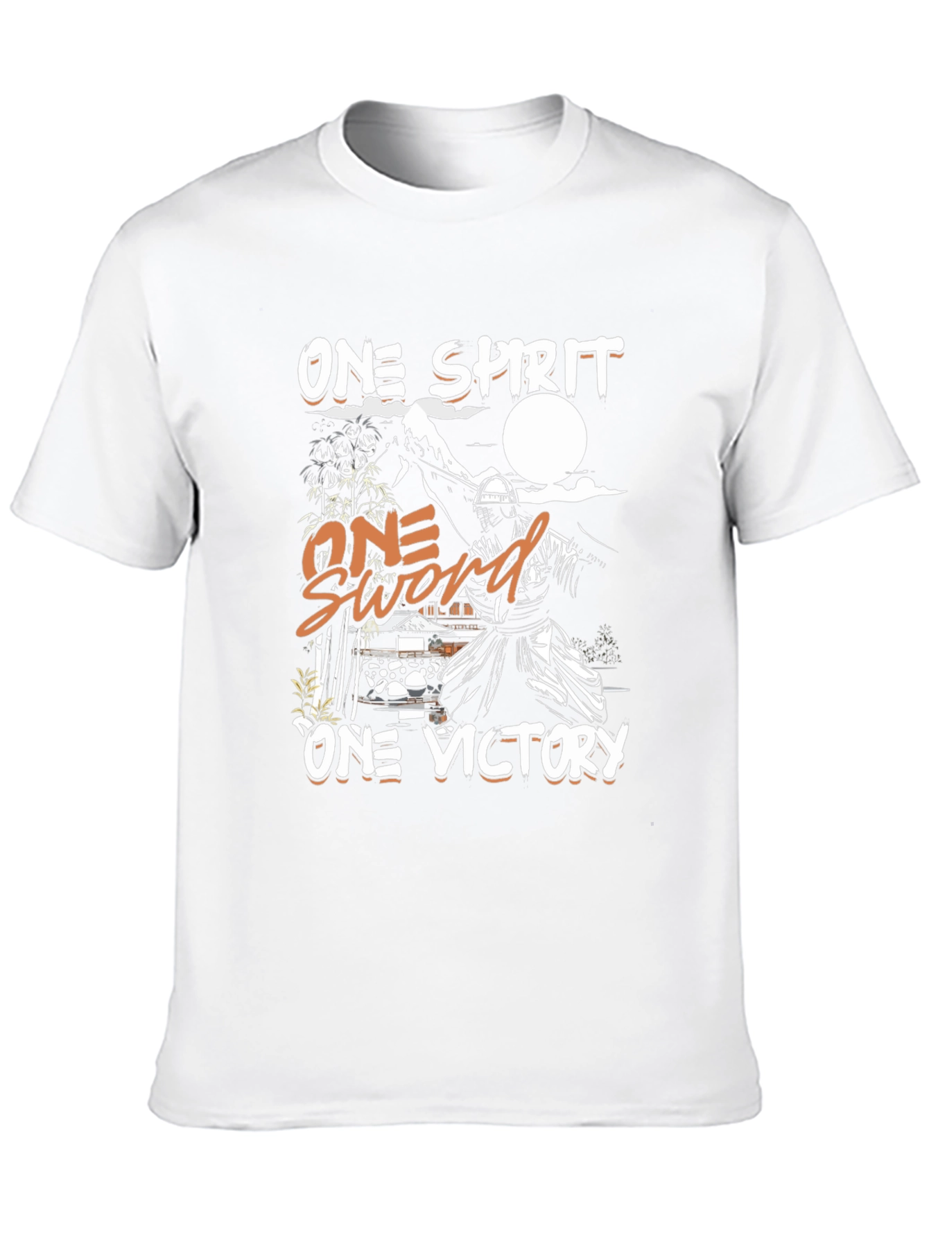 One Spirit Sword Victory Black Graphic Tee