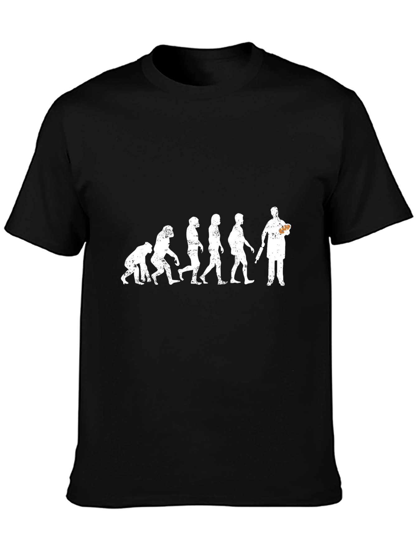 Evolution of Pizza Lover Graphic T-Shirt