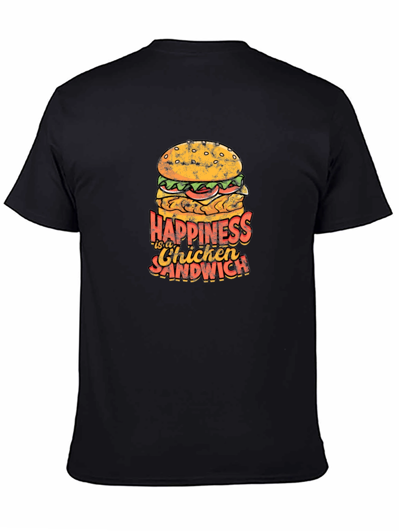 Happiness Chicken Sandwich Graphic Tee