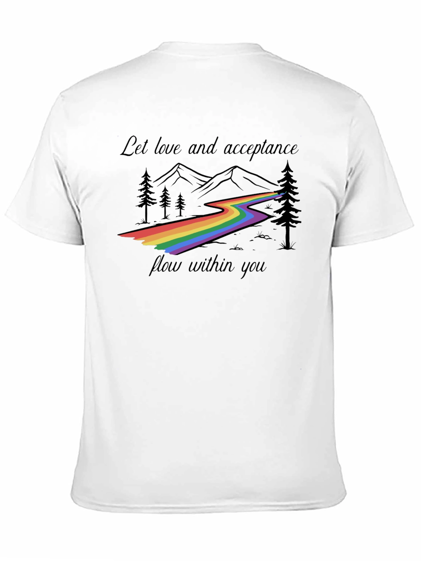 Rainbow River LGBTQ+ Pride T-Shirt