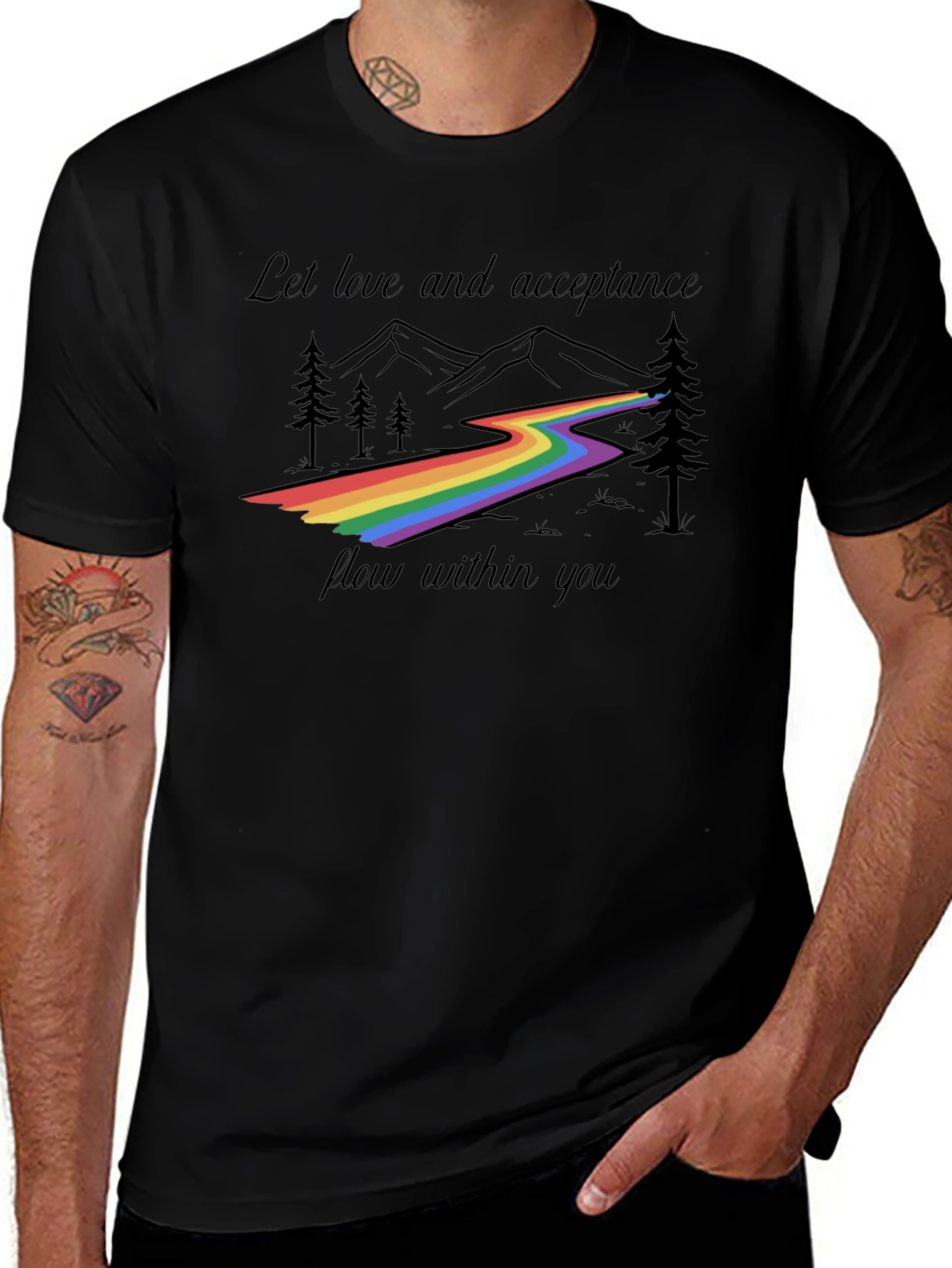 Rainbow River LGBTQ+ Pride T-Shirt